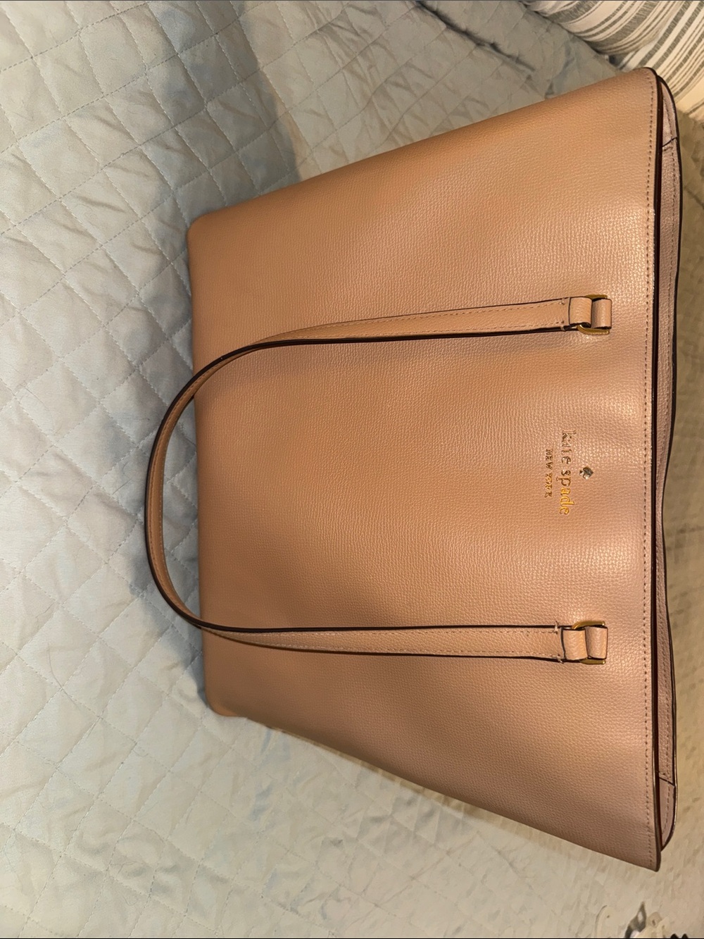 kate spade Blush Pink Pebbled Leather Tote